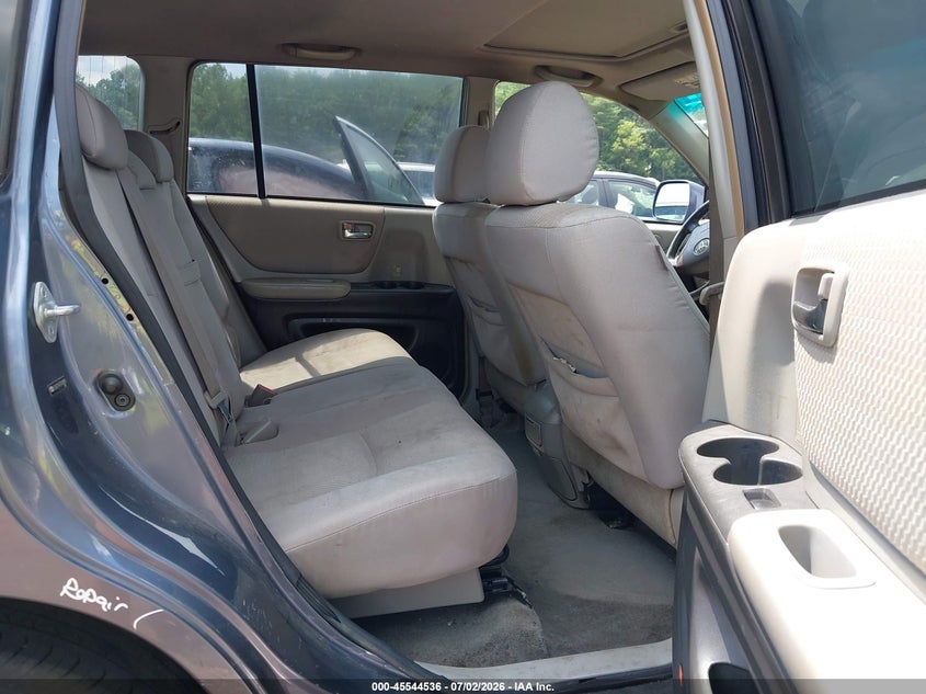 2007 Toyota Highlander VIN JTEGP21A770145295 IAAI salvage auction — RIGHT FRONT, Salvage (Alabama), sold $750 on 2026-07-29 (photo 8)