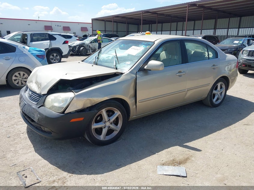2007 Kia Optima VIN KNAGE124475102370 IAAI salvage auction — FRONT END, Salvage (Texas), sold $225 on 2026-07-28 (photo 2)