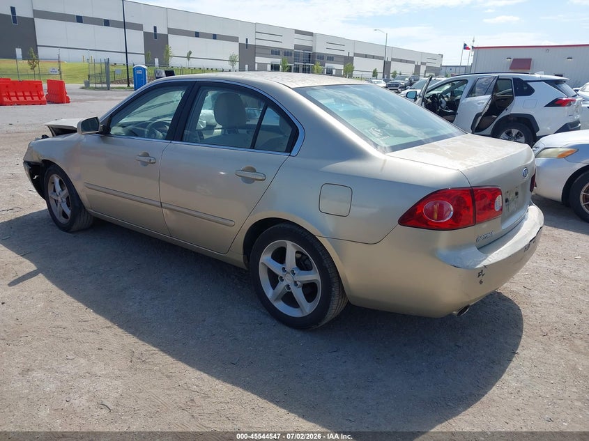 2007 Kia Optima VIN KNAGE124475102370 IAAI salvage auction — FRONT END, Salvage (Texas), sold $225 on 2026-07-28 (photo 3)