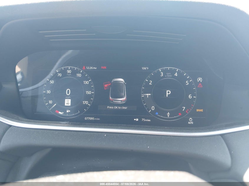 2020 Land rover Range rover evoque VIN SALZP2FX3LH115418 IAAI salvage auction — HAIL, Salvage Title, sold $7,500 on 2026-10-07 (photo 7)