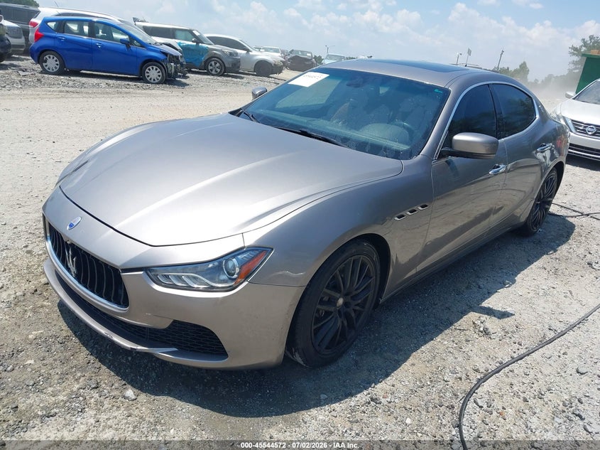 2015 Maserati Ghibli VIN ZAM57XSA8F1162196 IAAI salvage auction — NORMAL WEAR, Repossession Paperwork (Georgia), sold $2,550 on 2026-07-28 (photo 2)