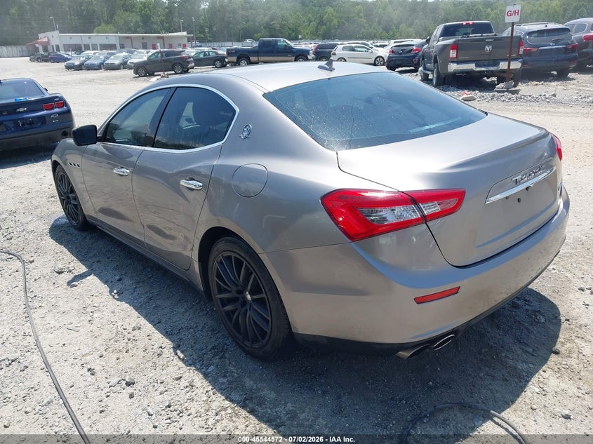 2015 Maserati Ghibli VIN ZAM57XSA8F1162196 IAAI salvage auction — NORMAL WEAR, Repossession Paperwork (Georgia), sold $2,550 on 2026-07-28 (photo 3)