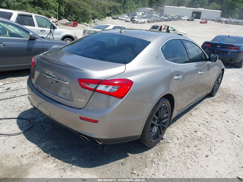 2015 Maserati Ghibli VIN ZAM57XSA8F1162196 IAAI salvage auction — NORMAL WEAR, Repossession Paperwork (Georgia), sold $2,550 on 2026-07-28 (photo 4)