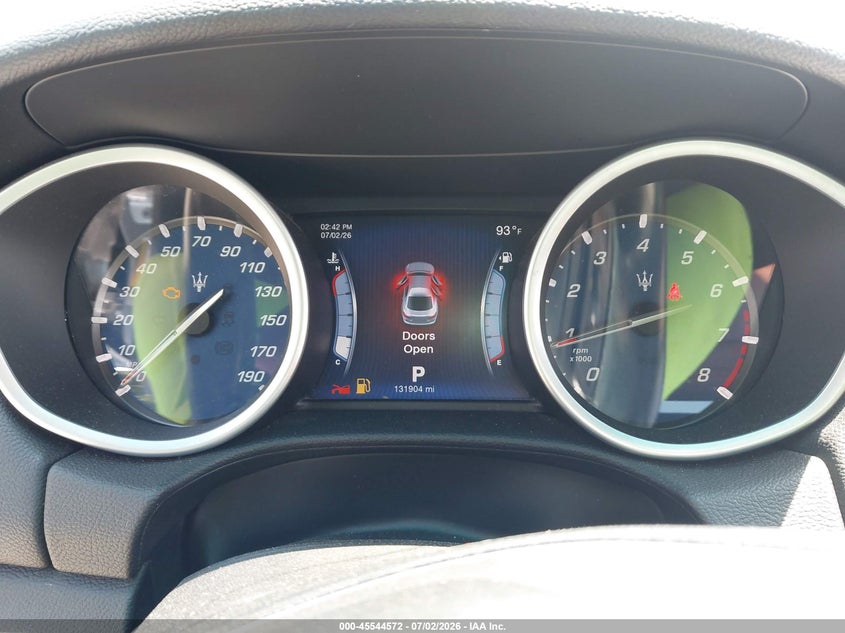 2015 Maserati Ghibli VIN ZAM57XSA8F1162196 IAAI salvage auction — NORMAL WEAR, Repossession Paperwork (Georgia), sold $2,550 on 2026-07-28 (photo 7)