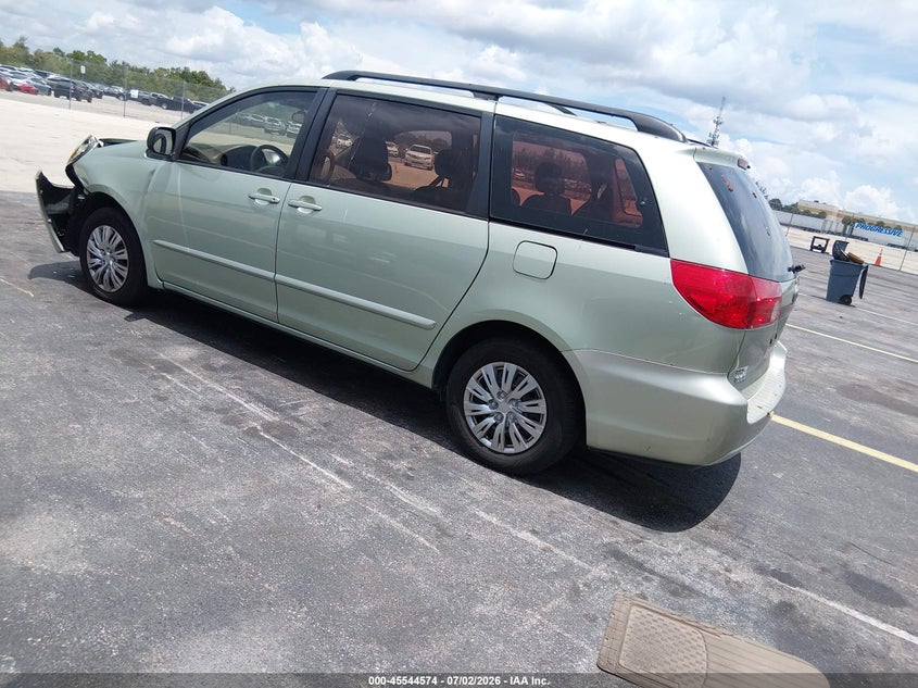 2008 Toyota Sienna VIN 5TDZK23C78S139070 IAAI salvage auction — LEFT FRONT, Rebuildable (Florida), sold $1,625 on 2026-07-30 (photo 3)