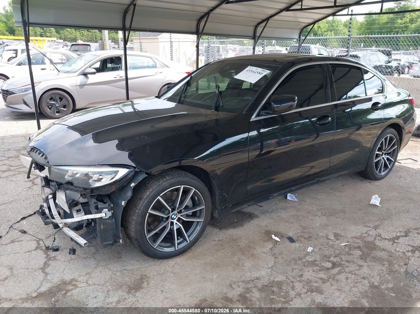 2019 BMW 3er VIN WBA5R7C53KAJ86171 IAAI salvage auction — FRONT END, Salvage Title, sold $5,975 on 2026-08-27 (photo 2)