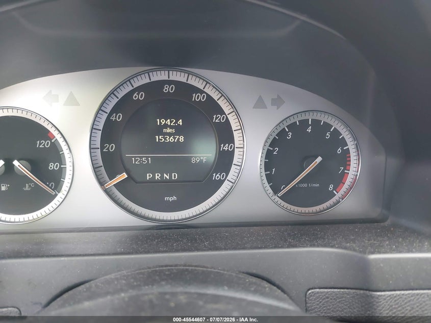 2008 Mercedes-benz C class VIN WDDGF54XX8R015751 IAAI salvage auction — FRONT END, Salvage (Texas), sold $750 on 2026-07-29 (photo 7)