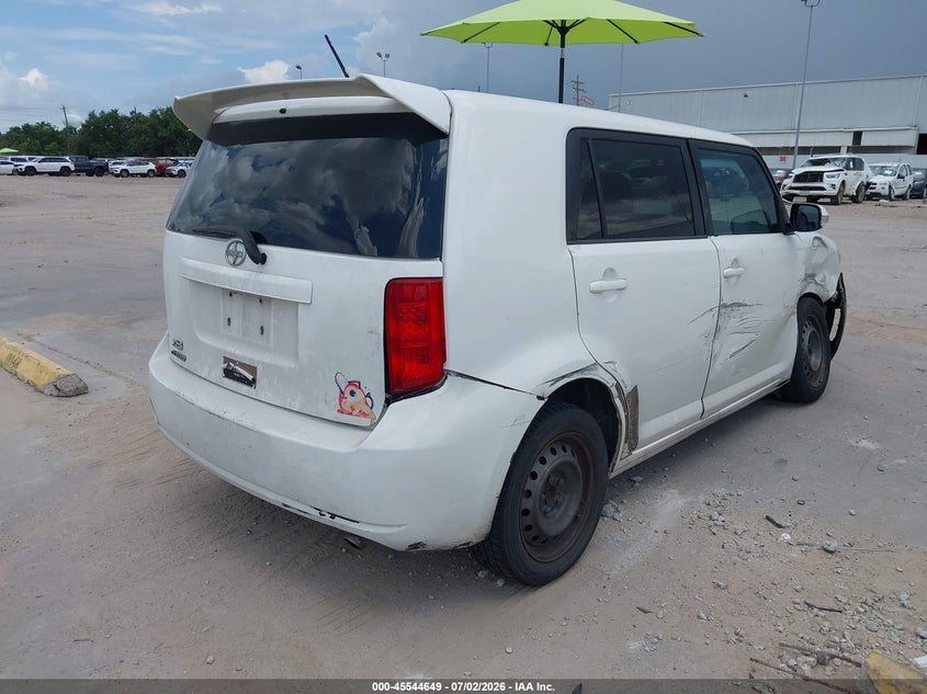 2008 Scion Xb VIN JTLKE50EX81047629 IAAI salvage auction — RIGHT SIDE, Original (Texas), sold $550 on 2026-08-29 (photo 4)