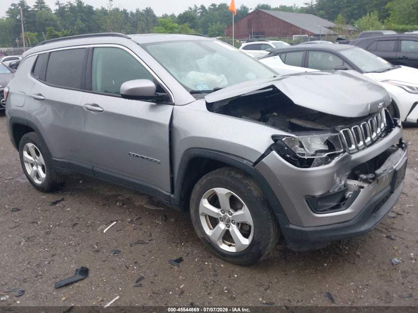 2018 Jeep Compass VIN 3C4NJDBB8JT113420 IAAI salvage auction — FRONT END, Salvage (Massachusetts), sold $625 on 2026-09-10 (photo 1)