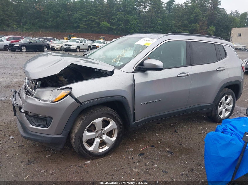 2018 Jeep Compass VIN 3C4NJDBB8JT113420 IAAI salvage auction — FRONT END, Salvage (Massachusetts), sold $625 on 2026-09-10 (photo 2)