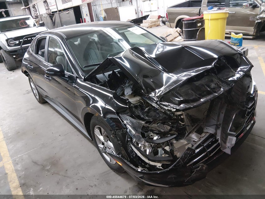 2021 Hyundai Sonata VIN 5NPEG4JAXMH068752 IAAI salvage auction — FRONT & REAR, Salvage Title, sold $575 on 2026-07-28 (photo 1)