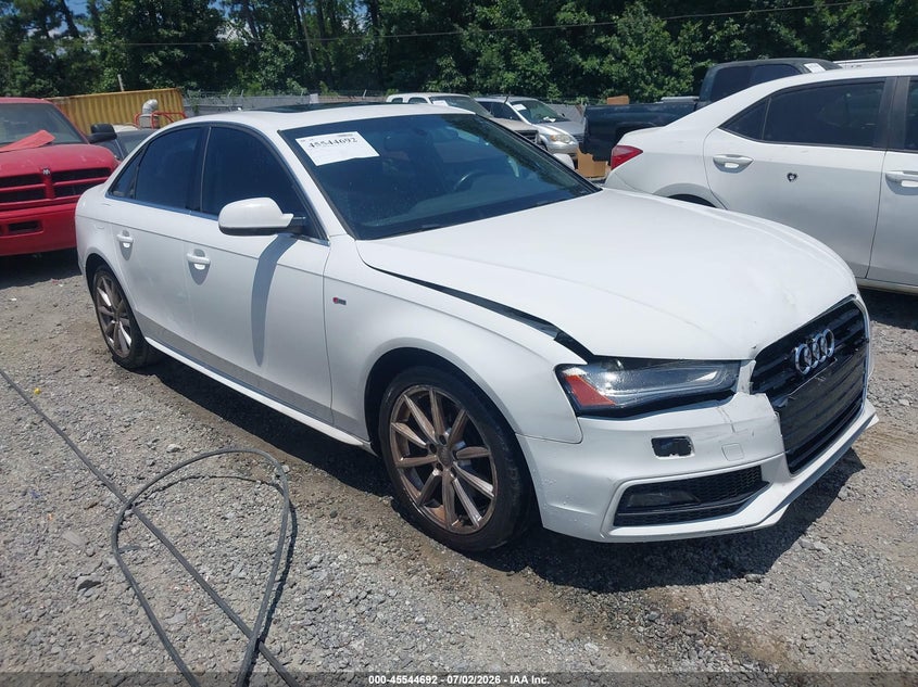 2016 Audi A4 VIN WAUFFAFL7GN002712 IAAI salvage auction — NORMAL WEAR, Repossession Paperwork (Georgia), sold $525 on 2026-07-28 (photo 1)