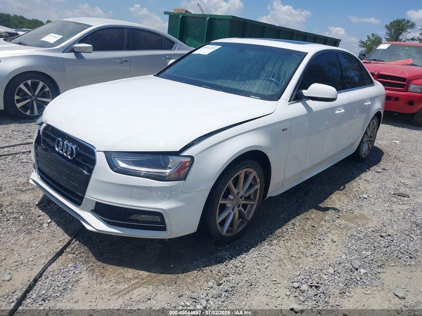 2016 Audi A4 VIN WAUFFAFL7GN002712 IAAI salvage auction — NORMAL WEAR, Repossession Paperwork (Georgia), sold $525 on 2026-07-28 (photo 2)