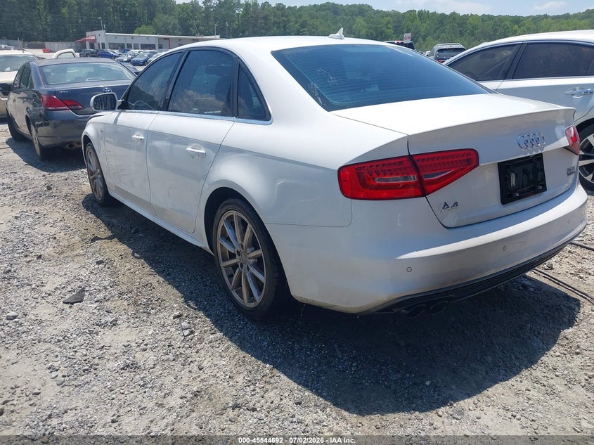 2016 Audi A4 VIN WAUFFAFL7GN002712 IAAI salvage auction — NORMAL WEAR, Repossession Paperwork (Georgia), sold $525 on 2026-07-28 (photo 3)