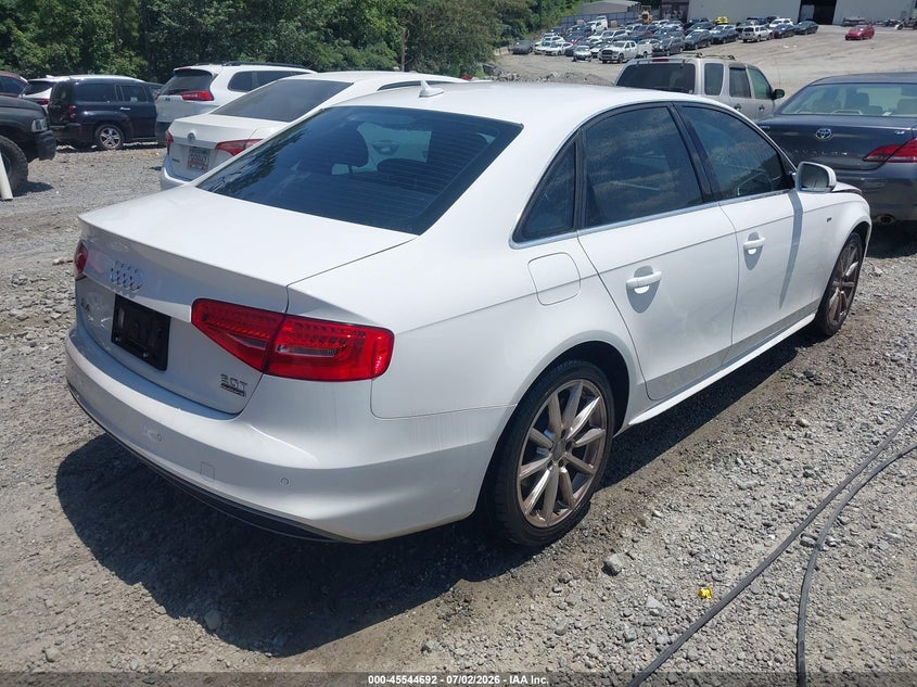 2016 Audi A4 VIN WAUFFAFL7GN002712 IAAI salvage auction — NORMAL WEAR, Repossession Paperwork (Georgia), sold $525 on 2026-07-28 (photo 4)