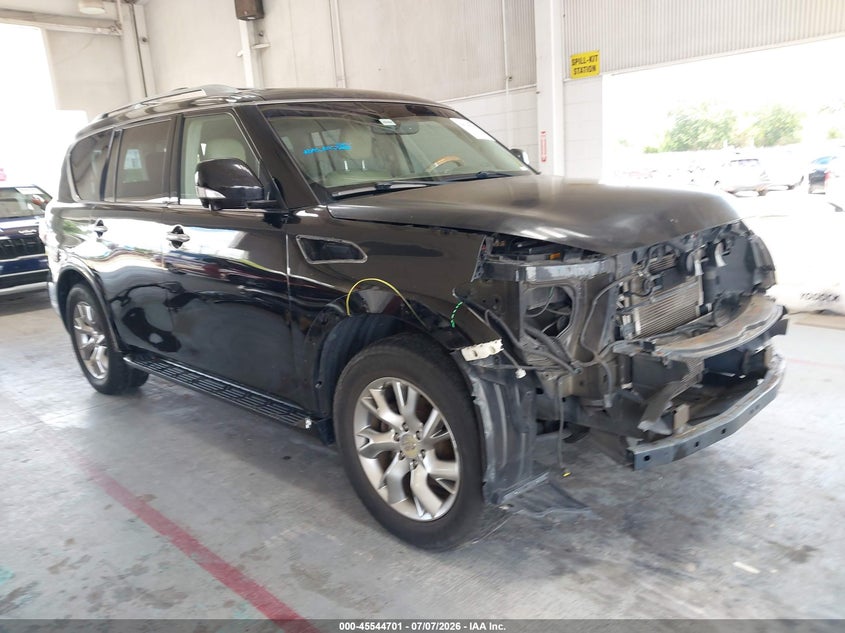 2011 Infiniti Qx56 VIN JN8AZ2NF8B9501191 IAAI salvage auction — FRONT END, Rebuildable (Florida), sold $825 on 2026-07-22 (photo 1)