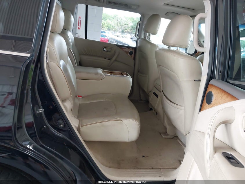 2011 Infiniti Qx56 VIN JN8AZ2NF8B9501191 IAAI salvage auction — FRONT END, Rebuildable (Florida), sold $825 on 2026-07-22 (photo 8)