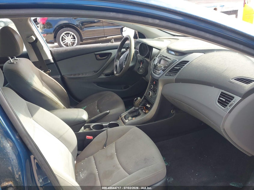 2014 Hyundai Elantra VIN KMHDH4AE0EU201209 IAAI salvage auction — NORMAL WEAR, Clear (Florida), sold $25 on 2026-07-29 (photo 5)