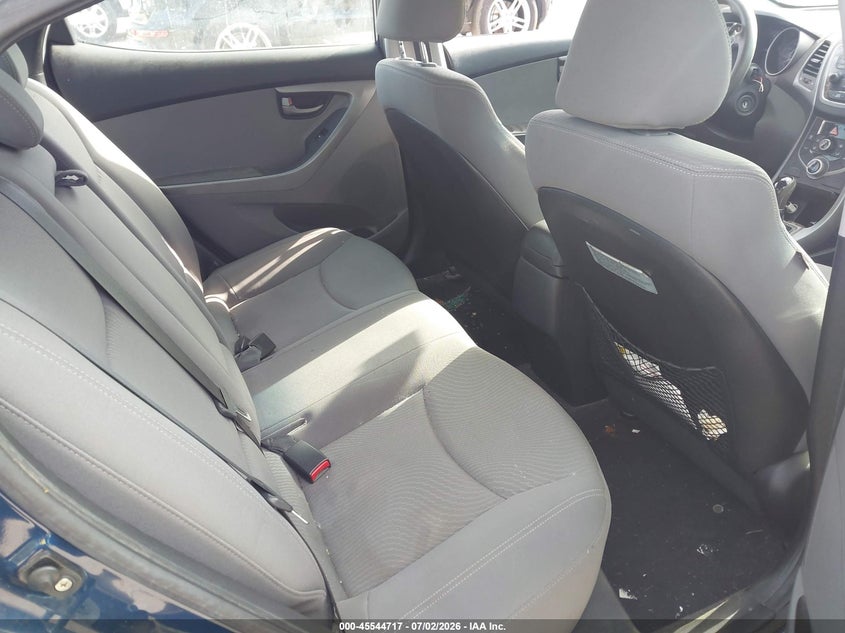 2014 Hyundai Elantra VIN KMHDH4AE0EU201209 IAAI salvage auction — NORMAL WEAR, Clear (Florida), sold $25 on 2026-07-29 (photo 8)