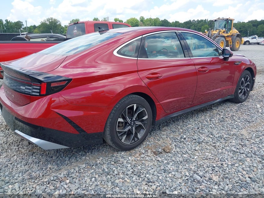 2024 Hyundai Sonata VIN KMHL64JA7RA399793 IAAI salvage auction — FRONT END, Enterprise Vehicles Clear Only (Florida), sold $7,300 on 2026-07-08 (photo 4)
