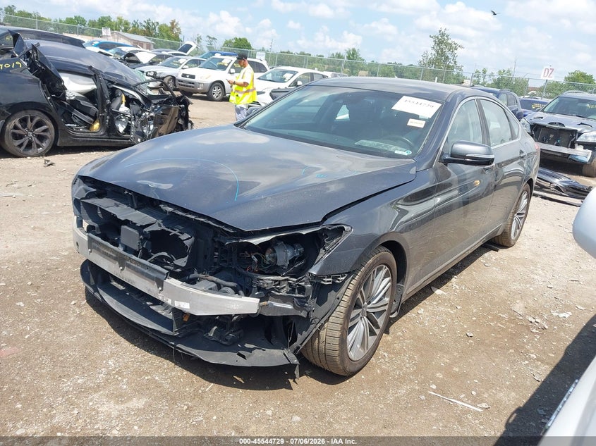 2018 Genesis G80 VIN KMHGN4JE9JU228506 IAAI salvage auction — FRONT END, Salvage (Ohio), sold $1,275 on 2026-07-23 (photo 2)