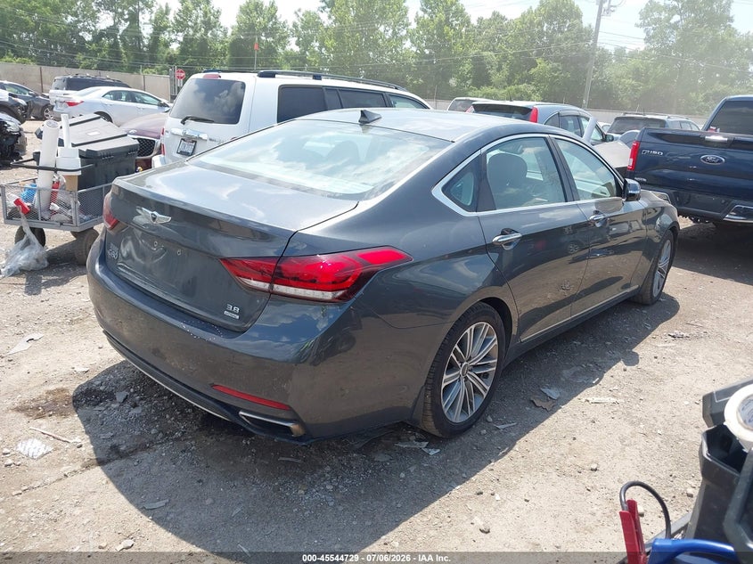 2018 Genesis G80 VIN KMHGN4JE9JU228506 IAAI salvage auction — FRONT END, Salvage (Ohio), sold $1,275 on 2026-07-23 (photo 4)