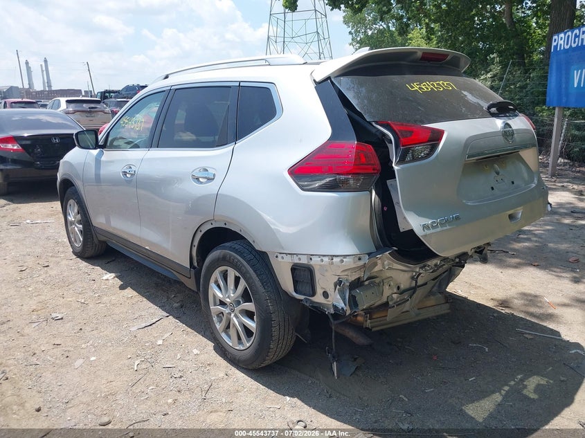 2017 Nissan Rogue VIN KNMAT2MVXHP526331 IAAI salvage auction — REAR END, Salvage Title, sold $1,950 on 2026-07-29 (photo 3)