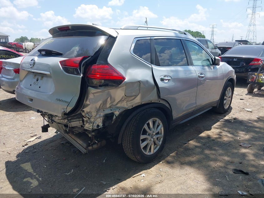2017 Nissan Rogue VIN KNMAT2MVXHP526331 IAAI salvage auction — REAR END, Salvage Title, sold $1,950 on 2026-07-29 (photo 4)