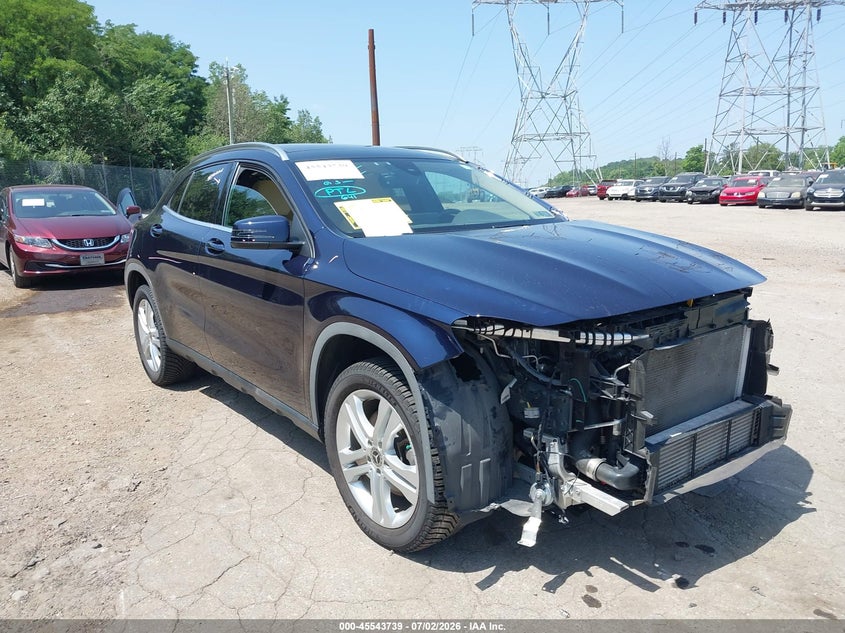 2018 Mercedes-benz Gla-klasse VIN WDCTG4GBXJJ441647 IAAI salvage auction — FRONT END, Salvage (Pennsylvania), sold $3,650 on 2026-07-10 (photo 1)