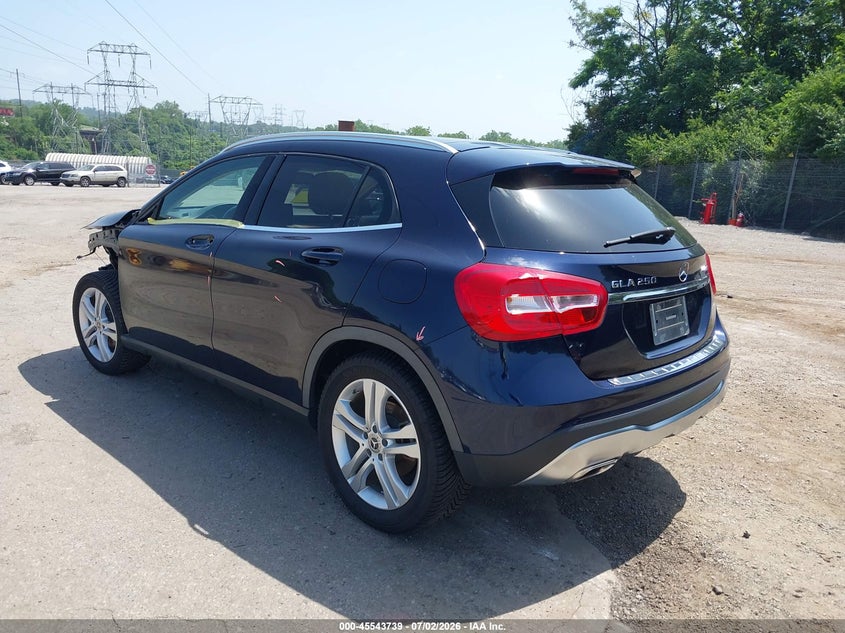 2018 Mercedes-benz Gla-klasse VIN WDCTG4GBXJJ441647 IAAI salvage auction — FRONT END, Salvage (Pennsylvania), sold $3,650 on 2026-07-10 (photo 3)