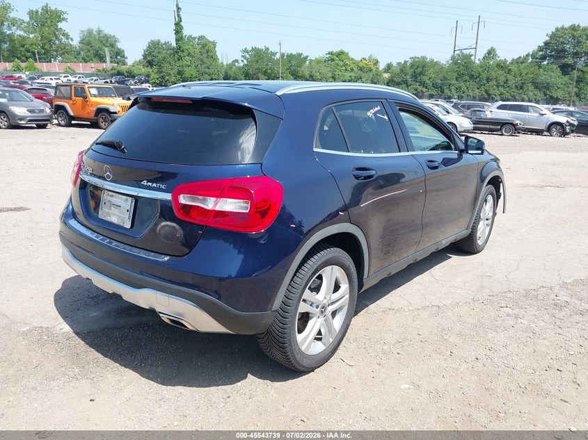 2018 Mercedes-benz Gla-klasse VIN WDCTG4GBXJJ441647 IAAI salvage auction — FRONT END, Salvage (Pennsylvania), sold $3,650 on 2026-07-10 (photo 4)
