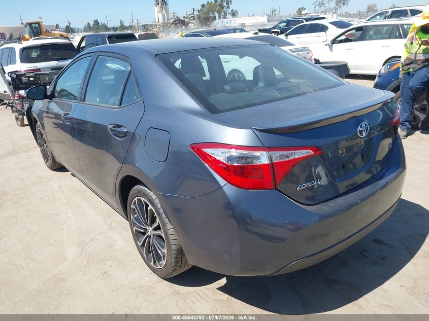 2014 Toyota Corolla VIN 5YFBURHE6EP163766 IAAI salvage auction — FRONT END, Salvage (California), sold $3,025 on 2026-07-15 (photo 3)