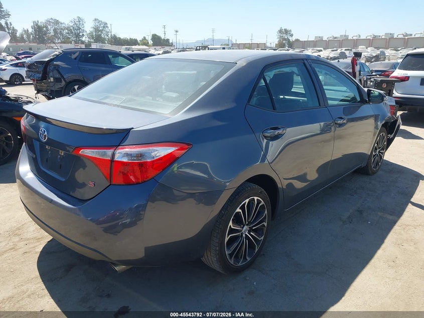 2014 Toyota Corolla VIN 5YFBURHE6EP163766 IAAI salvage auction — FRONT END, Salvage (California), sold $3,025 on 2026-07-15 (photo 4)