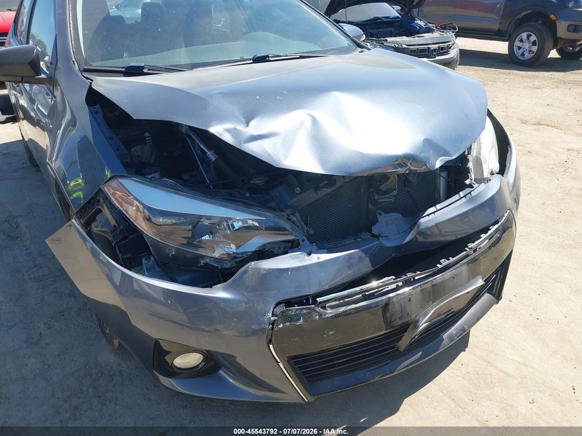 2014 Toyota Corolla VIN 5YFBURHE6EP163766 IAAI salvage auction — FRONT END, Salvage (California), sold $3,025 on 2026-07-15 (photo 6)