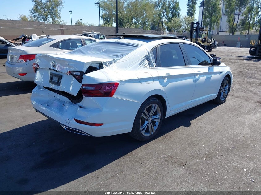 2020 Volkswagen Jetta VIN 3VWCB7BU9LM004515 IAAI salvage auction — REAR END, Salvage Title, sold $5,550 on 2026-07-31 (photo 4)