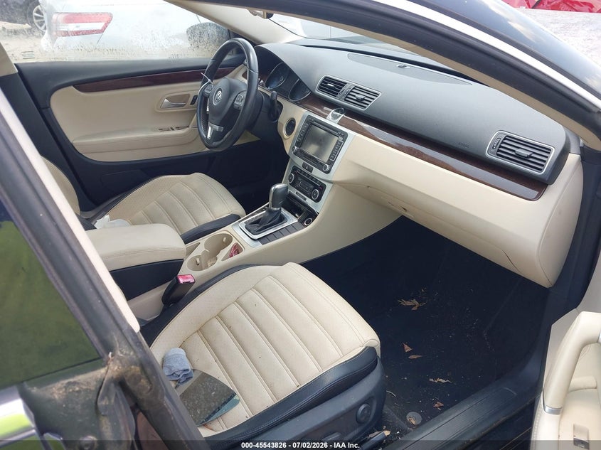 2012 Volkswagen Passat cc VIN WVWHP7AN8CE549230 IAAI salvage auction — FRONT END, Salvage (North Carolina), sold $325 on 2026-07-20 (photo 5)