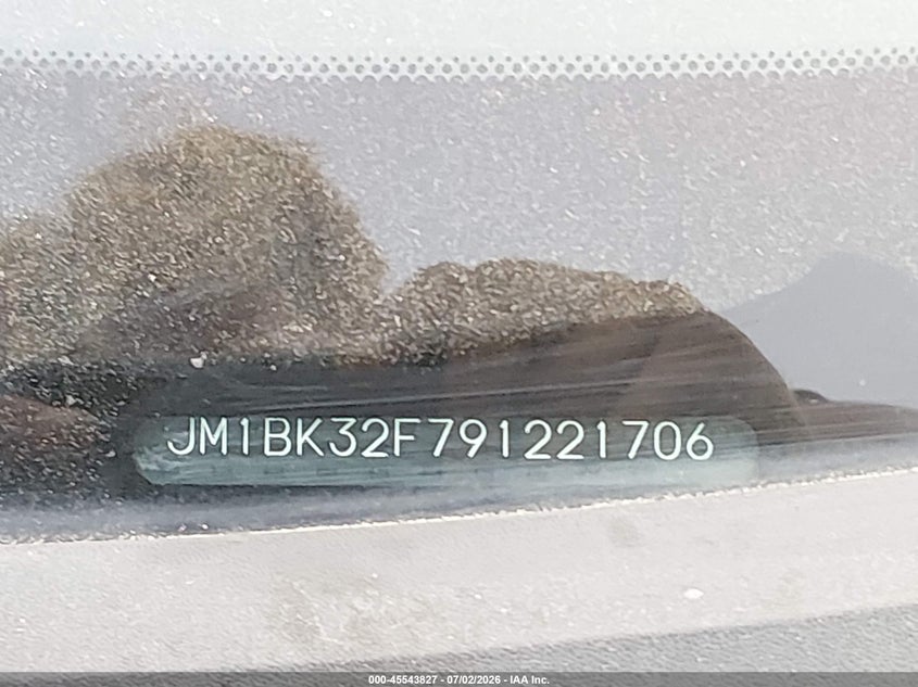 2009 Mazda 3 VIN JM1BK32F791221706 IAAI salvage auction — NORMAL WEAR, Original (Ohio), sold $725 on 2026-07-21 (photo 9)