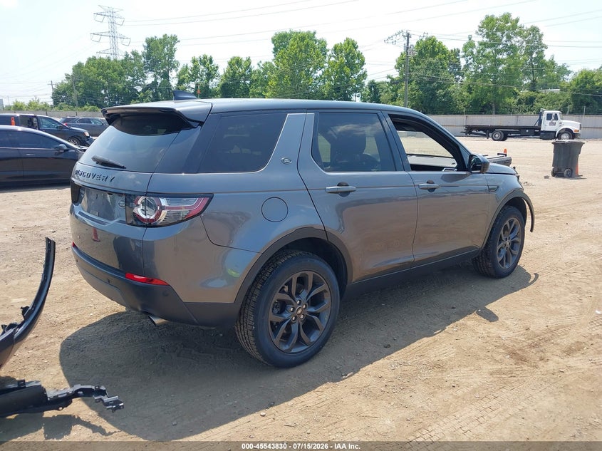 2019 Land rover Discovery sport VIN SALCR2FX1KH804274 IAAI salvage auction — FRONT END, Salvage (Ohio), sold $4,750 on 2026-07-30 (photo 4)
