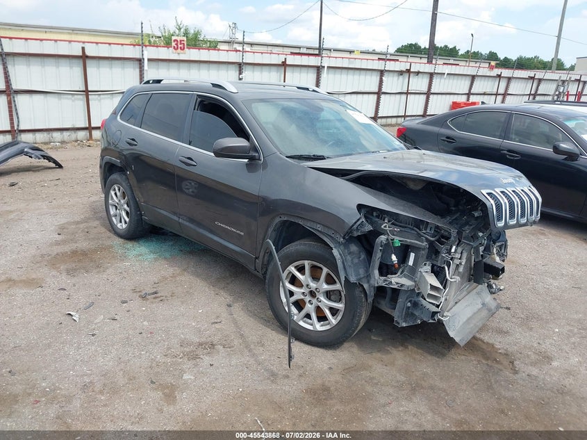 2016 Jeep Cherokee VIN 1C4PJLCBXGW222983 IAAI salvage auction — FRONT END, Salvage Title, sold $175 on 2026-07-23 (photo 1)