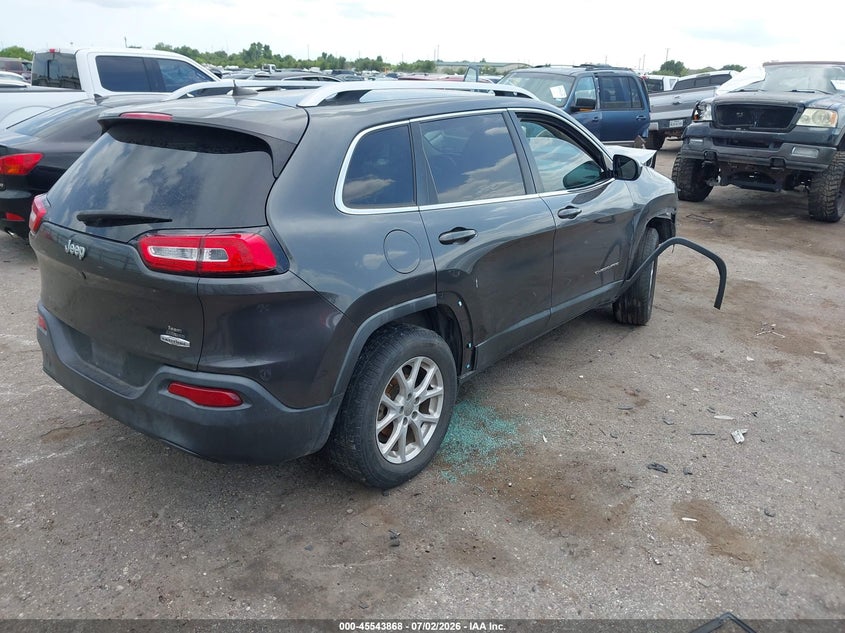 2016 Jeep Cherokee VIN 1C4PJLCBXGW222983 IAAI salvage auction — FRONT END, Salvage Title, sold $175 on 2026-07-23 (photo 4)