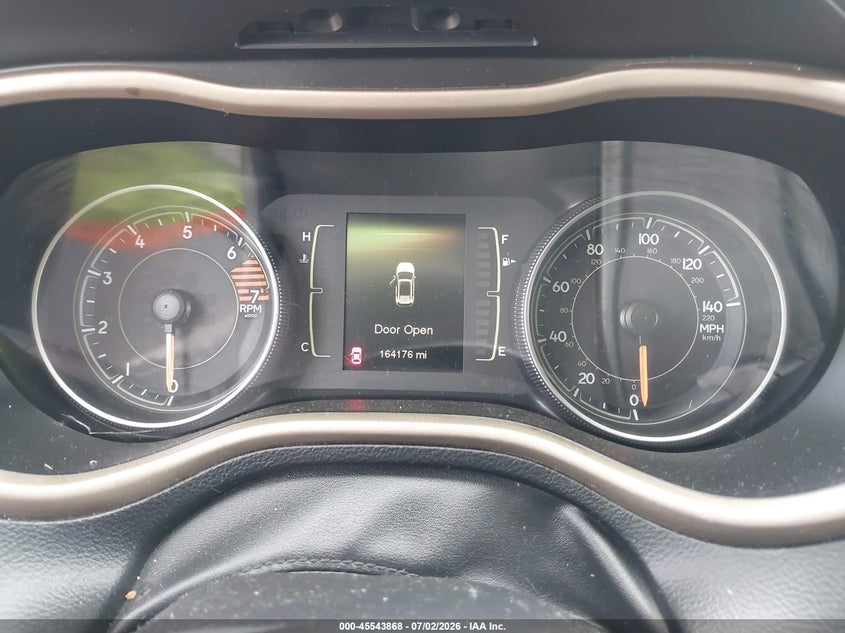 2016 Jeep Cherokee VIN 1C4PJLCBXGW222983 IAAI salvage auction — FRONT END, Salvage Title, sold $175 on 2026-07-23 (photo 7)