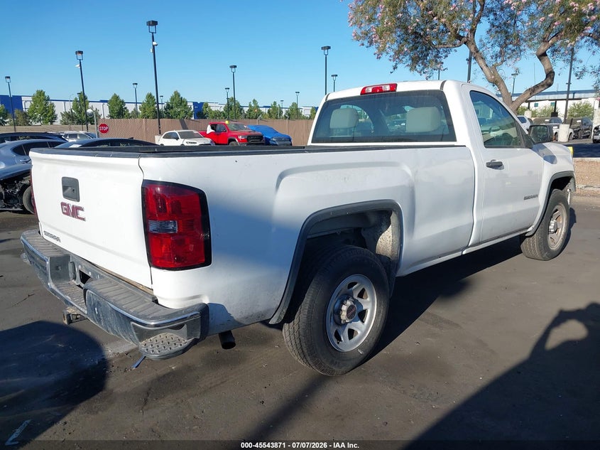 2014 Gmc SIERRA VIN 1GTN1TEC1EZ365233 IAAI salvage auction — FRONT & REAR, Salvage Certificate (California), sold $3,200 on 2026-07-31 (photo 4)