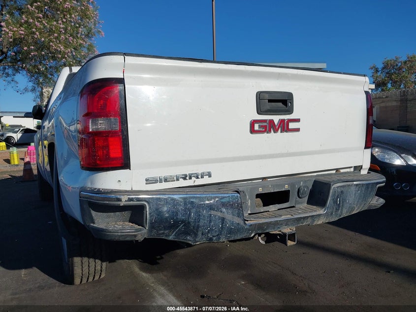 2014 Gmc SIERRA VIN 1GTN1TEC1EZ365233 IAAI salvage auction — FRONT & REAR, Salvage Certificate (California), sold $3,200 on 2026-07-31 (photo 6)