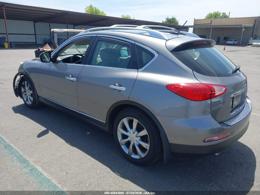 2010 Infiniti Ex35 VIN JN1AJ0HR3AM756570 IAAI salvage auction — FRONT END, Salvage (California), sold $1,600 on 2026-07-17 (photo 3)