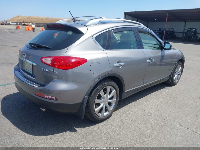 2010 Infiniti Ex35 VIN JN1AJ0HR3AM756570 IAAI salvage auction — FRONT END, Salvage (California), sold $1,600 on 2026-07-17 (photo 4)