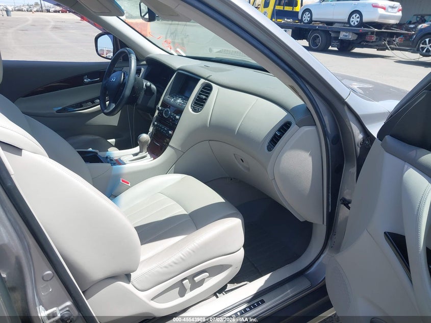 2010 Infiniti Ex35 VIN JN1AJ0HR3AM756570 IAAI salvage auction — FRONT END, Salvage (California), sold $1,600 on 2026-07-17 (photo 5)