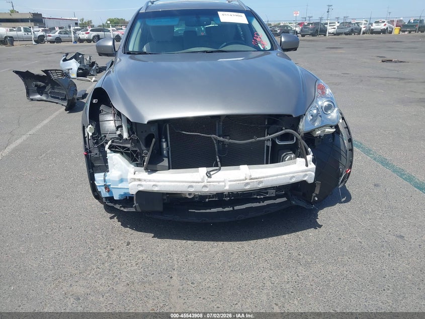 2010 Infiniti Ex35 VIN JN1AJ0HR3AM756570 IAAI salvage auction — FRONT END, Salvage (California), sold $1,600 on 2026-07-17 (photo 6)