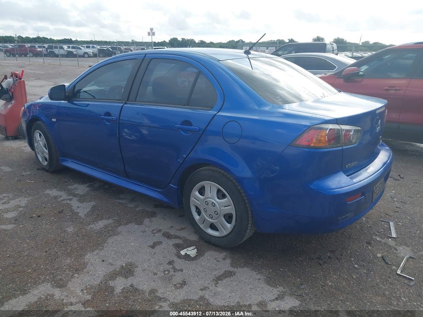 2011 Mitsubishi Lancer VIN JA32U2FU4BU012911 IAAI salvage auction — NORMAL WEAR, Original (Texas), sold $650 on 2026-07-28 (photo 3)