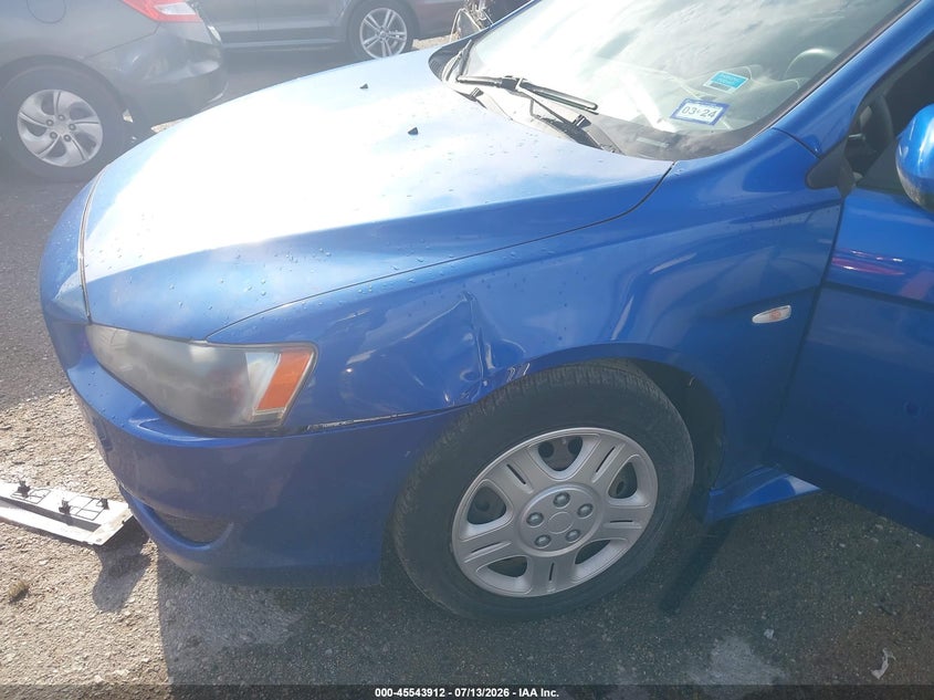 2011 Mitsubishi Lancer VIN JA32U2FU4BU012911 IAAI salvage auction — NORMAL WEAR, Original (Texas), sold $650 on 2026-07-28 (photo 6)