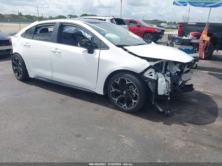 2025 Toyota Corolla VIN 5YFB4MCE2SP236783 IAAI salvage auction — SIDE, Certificate Of Destruction (Florida), sold $1,550 on 2026-07-30 (photo 1)